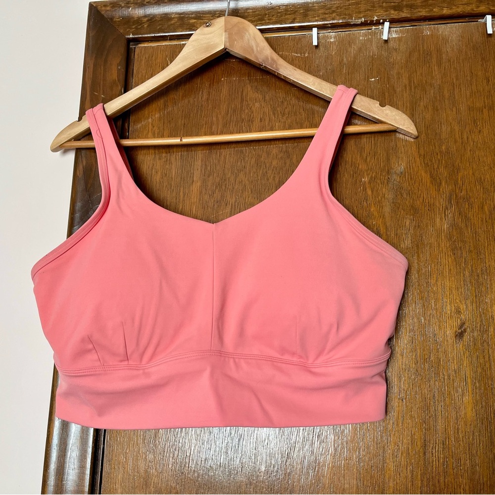 Vibrant Grapefruit Cooling Longline Armachillo Sports Bra